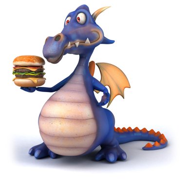 Eğlenceli çizgi film dragon