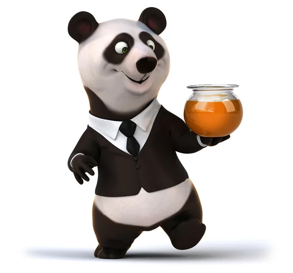 Fun cartoon panda — Stock Photo, Image