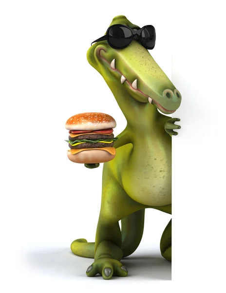 Funny cartoon Dinosaur — Stock Photo, Image