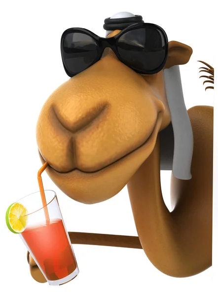 Fun cartoon camel — Stock Photo, Image