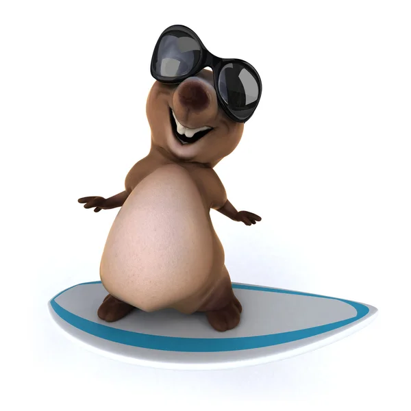 Fun cartoon bear — Stock Photo, Image