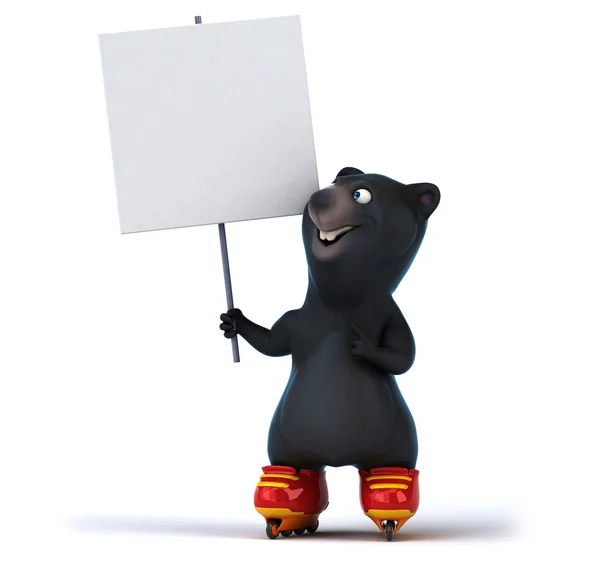 Fun cartoon bear — Stock Photo, Image