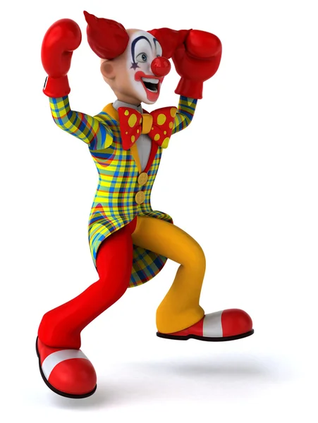 Fun cartoon clown — Stock Photo, Image