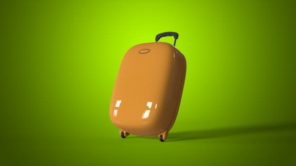 Valise jaune tournante — Video