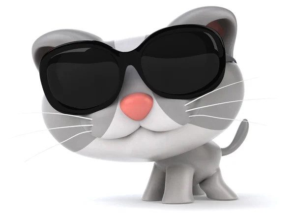 Spaß Cartoon Katze — Stockfoto
