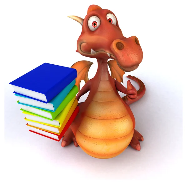 Spaß Cartoon Drache — Stockfoto