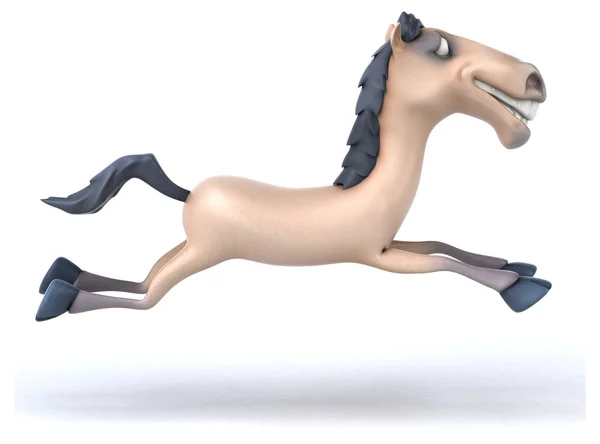 Fun cartoon horse — Stock Photo, Image