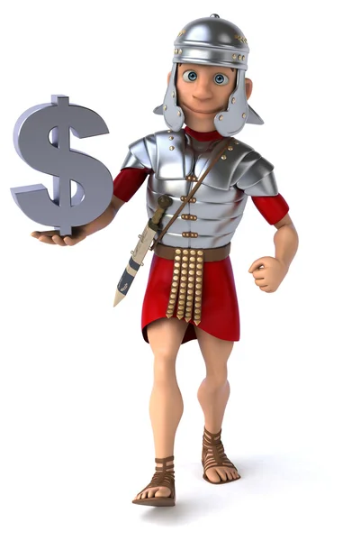 Cartoon Roman soldier — Stock Photo, Image