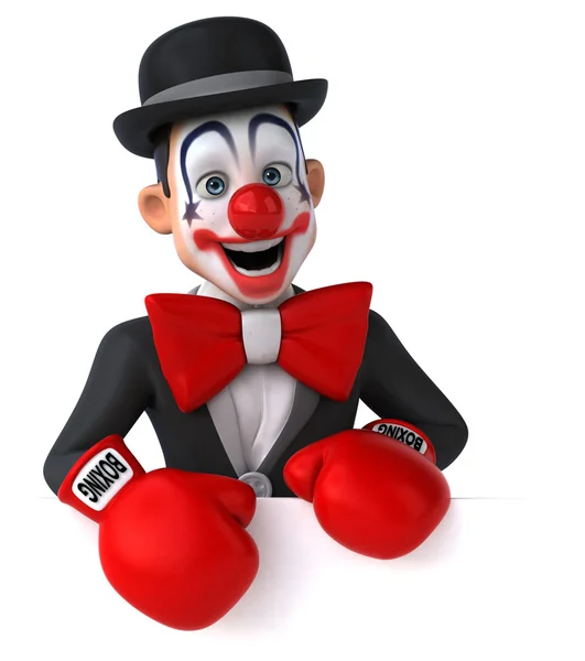 Spaß Cartoon Clown — Stockfoto