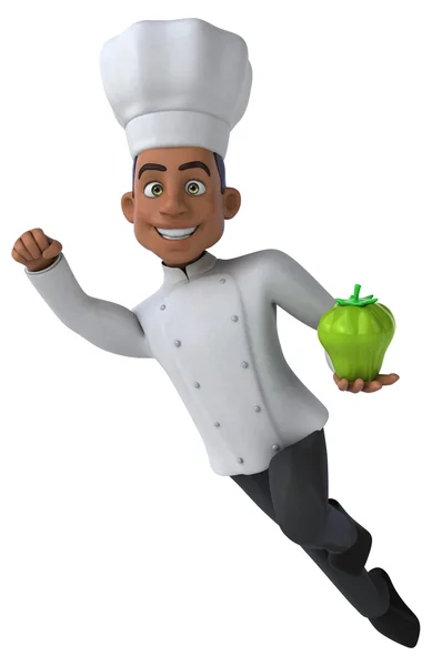 Divertido chef dos desenhos animados — Fotografia de Stock