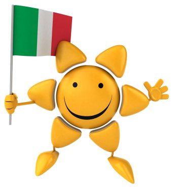 Komik sun'ın bayrağı