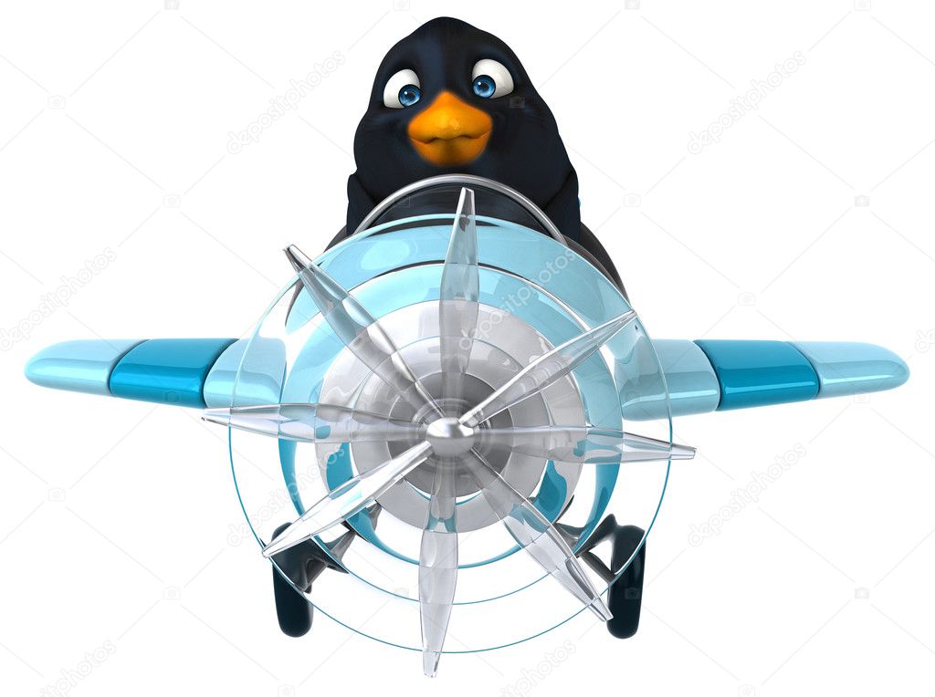 Funny cartoon Blackbird
