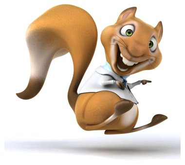 Eğlenceli çizgi film sincap