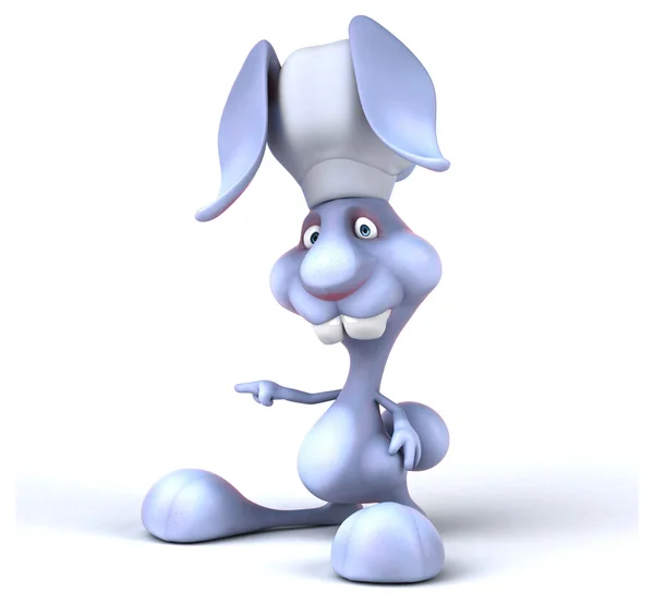 Fun cartoon rabbit — Stock Photo, Image