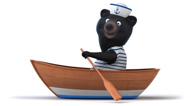 Eğlenceli çizgi film ayı