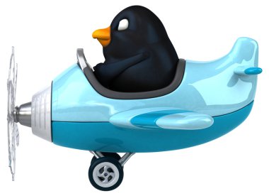 Komik karikatür karatavuk