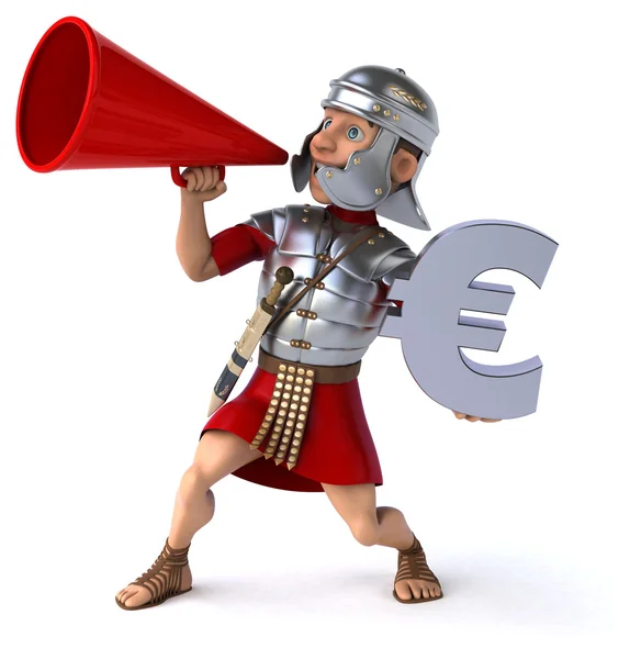 Soldado romano de dibujos animados —  Fotos de Stock