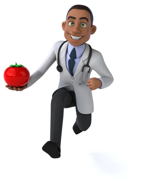 Fun cartoon doctor — Stock Photo, Image