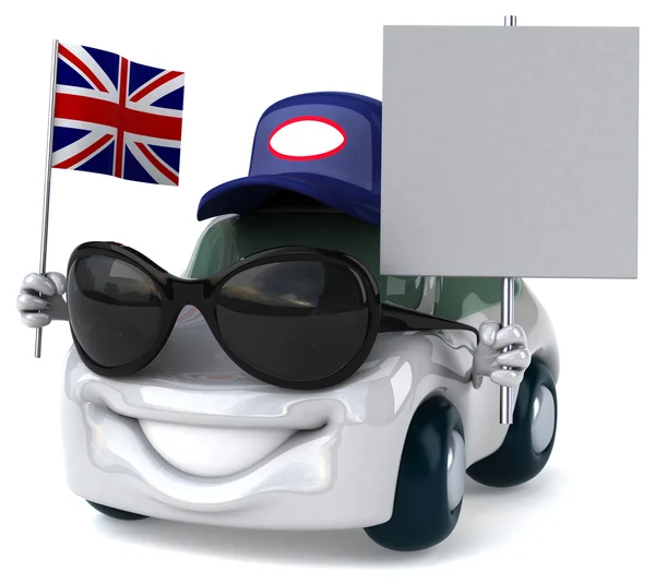 Fun cartoon car — Stock Photo, Image