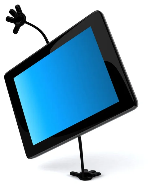 Fun cartoon tablet — Stock Photo, Image