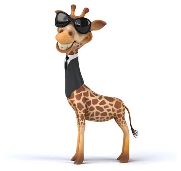 Leuke cartoon giraffe — Stockfoto