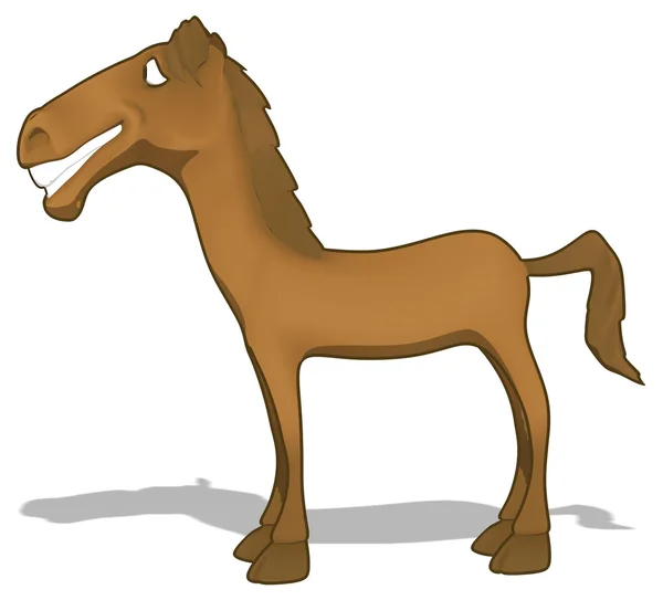 Fun мультфільму кінь — стокове фото