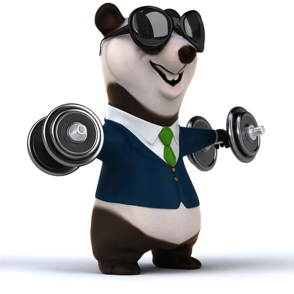 Fun cartoon panda — Stock Photo, Image