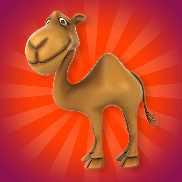 Fun cartoon camel — Stock Photo, Image