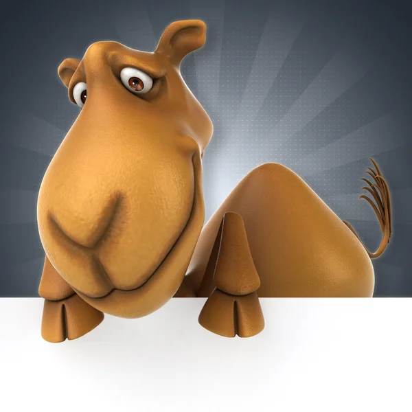 Fun cartoon camel — Stock Photo, Image