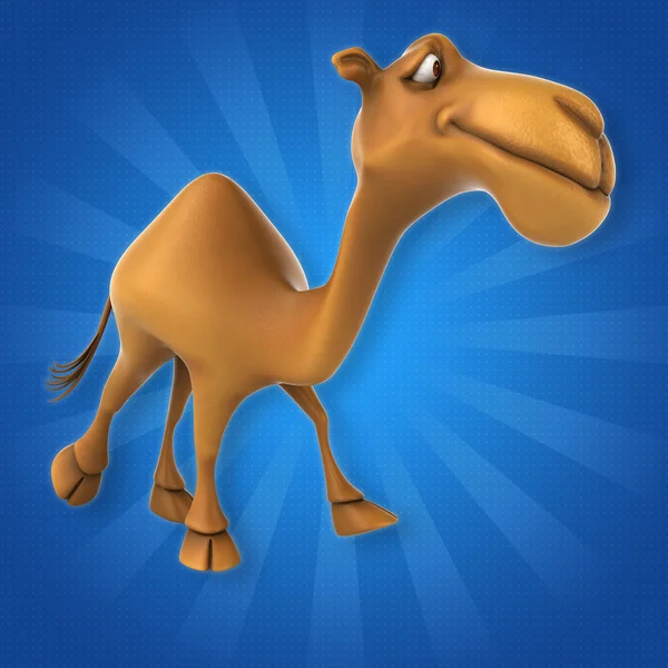 Leuke cartoon kameel — Stockfoto