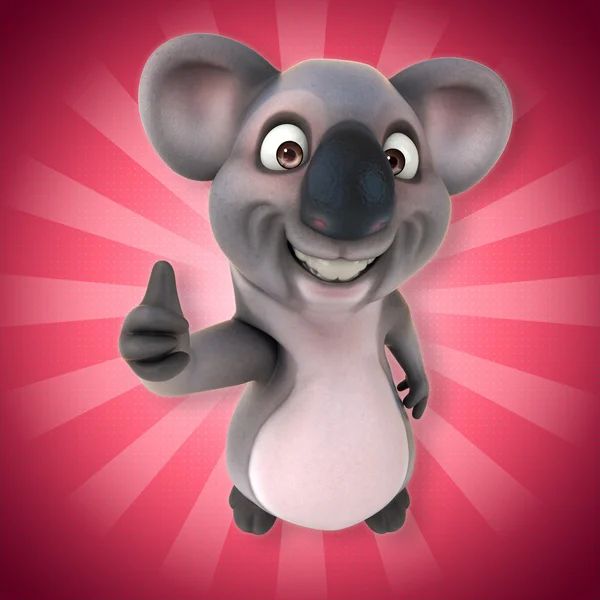 Fun cartoon koala — Stock Photo, Image