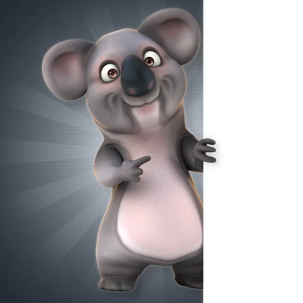 Leuke cartoon koala — Stockfoto