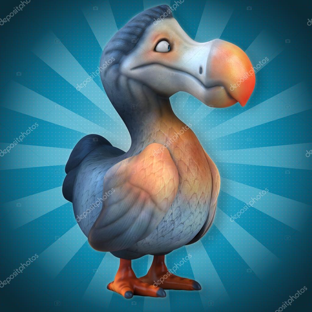 Oiseau Dodo Amusant Dessin Animé Photographie Julos