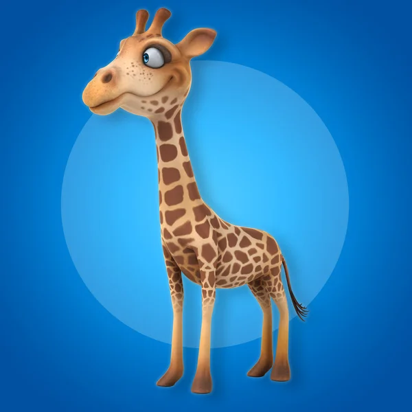 Distracție Cartoon Giraffe — Fotografie, imagine de stoc