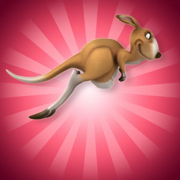Fun мультфільму кенгуру — стокове фото