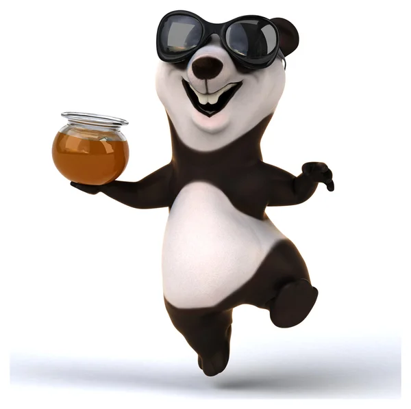 Fun cartoon panda — Stock Photo, Image