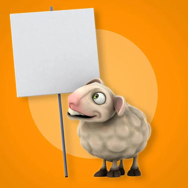 Fun bande dessinée moutons — Photo