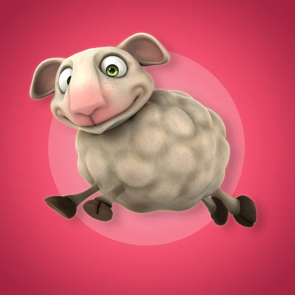 Leuke cartoon schapen — Stockfoto