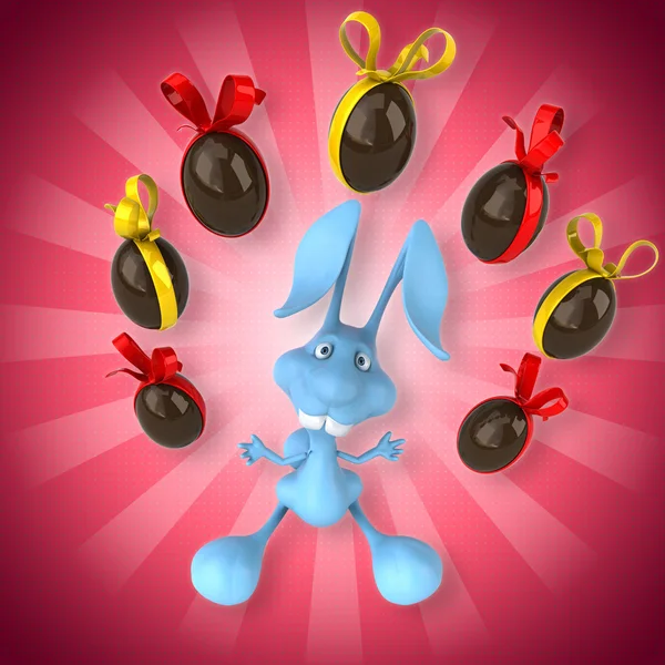 Fun cartoon rabbit — Stock Photo, Image