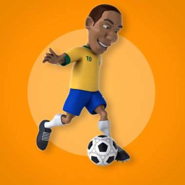 karikatür futbolcu