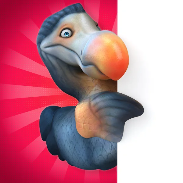 Divertente cartone animato dodo — Foto Stock