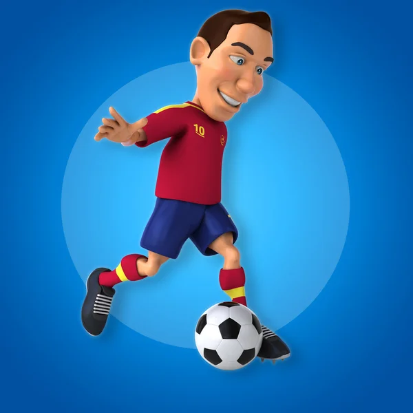 Cartoon Football player — Stock Photo, Image