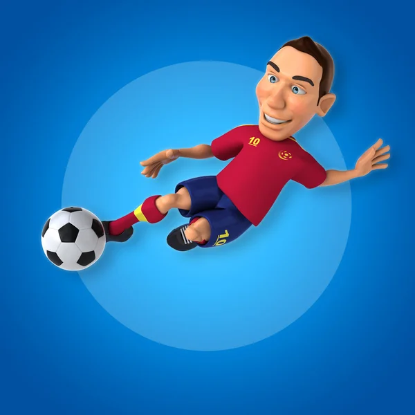 Cartoon Football player — Stock Photo, Image