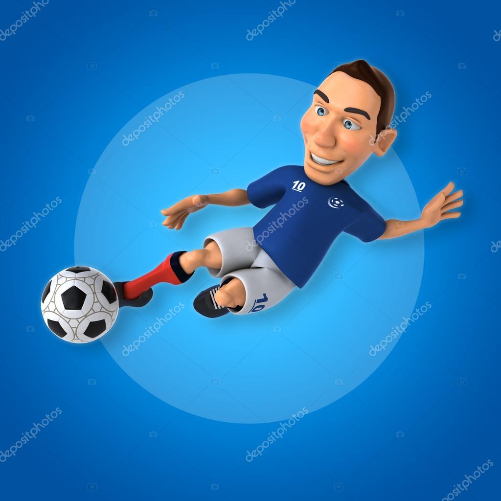 Cartoon Football player Stock Illustration by ©julos #99335234