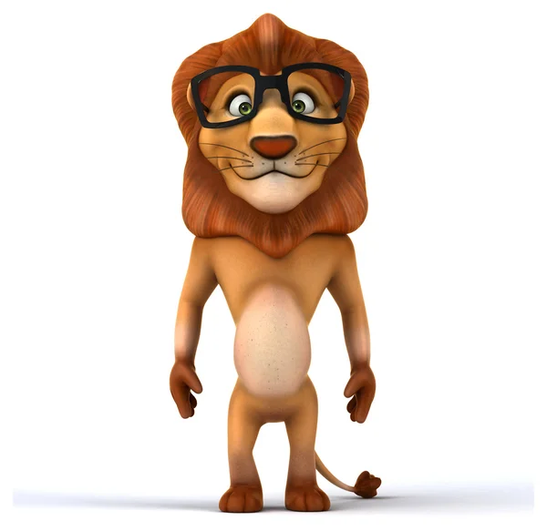 Fun cartoon lion — Stock Photo, Image