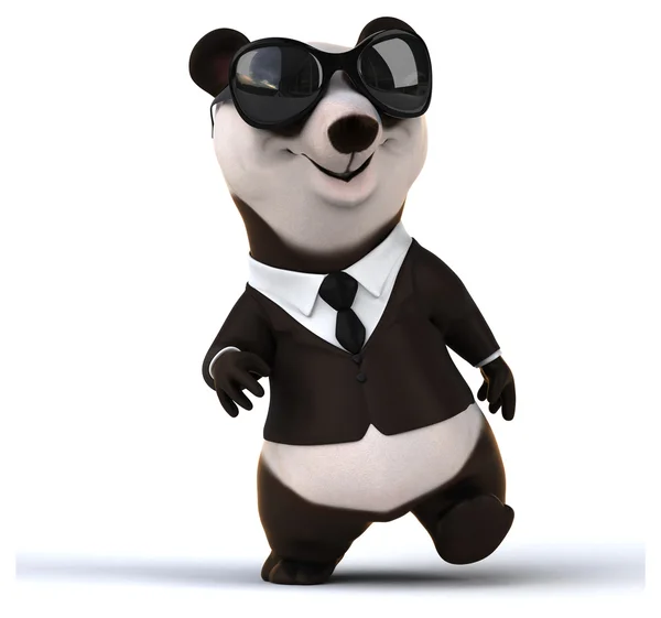 Fun cartoon panda — Stock Photo, Image