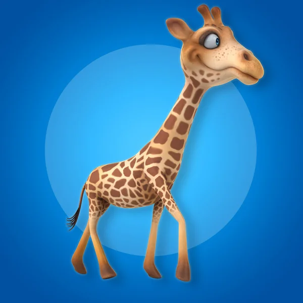 Весёлый жираф — стоковое фото
