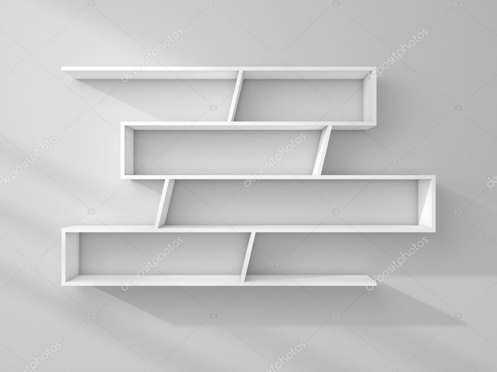 3d Rendered Modern Shelves Stock Photo C Rukanoga 120461690