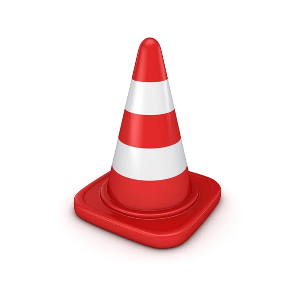 3d rendered traffic cone. — Stock Photo, Image