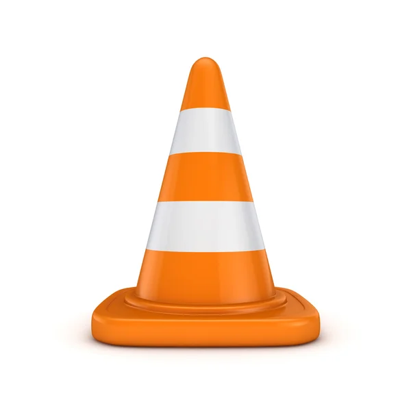 3d rendered traffic cone. — Stock Photo, Image